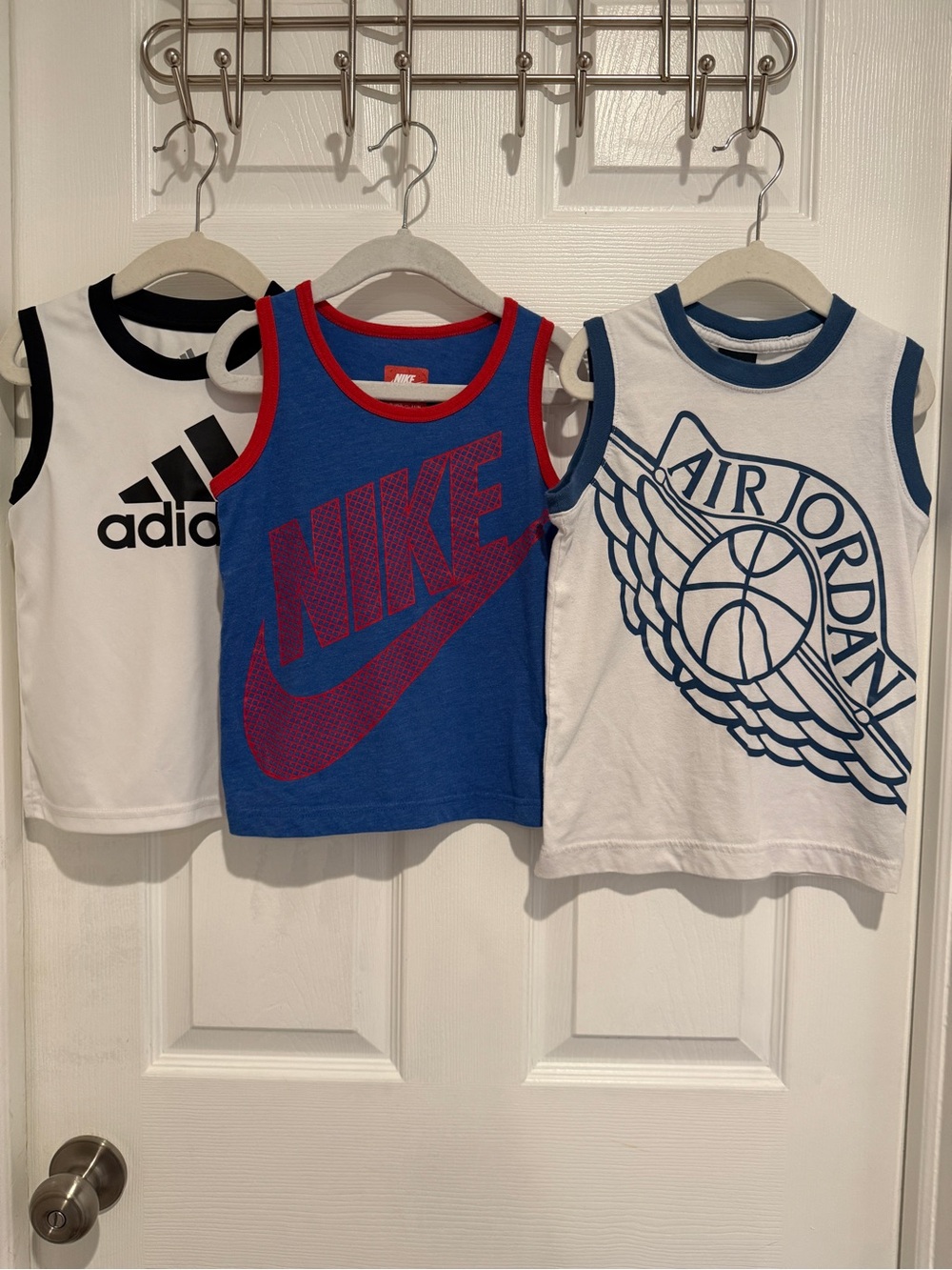Toddler Boys Nike Jordan Adidas Tank Top 3 Piece Bundle 3T Sleeveless